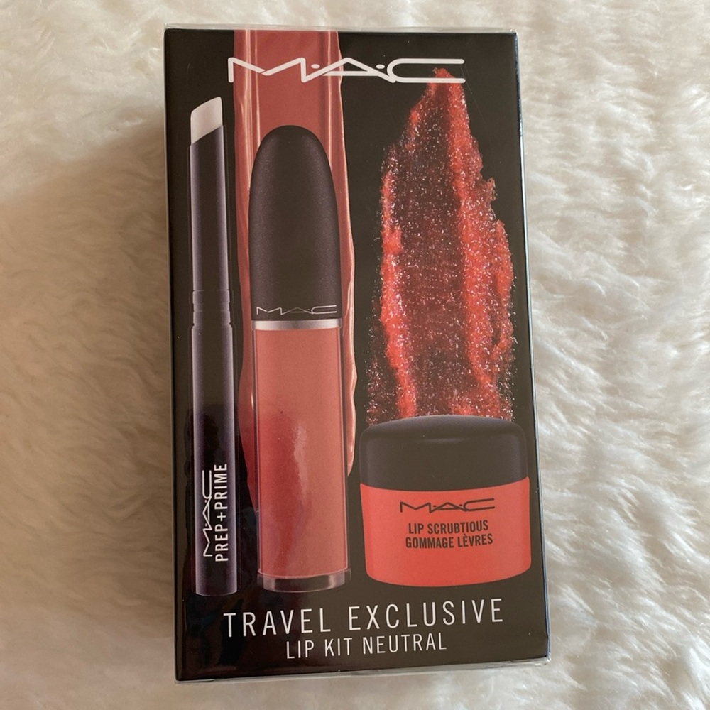 NIB MAC TRAVEL EXCLUSIVE Lip Kit Neutral 🌸 Brand-New Sealed Package